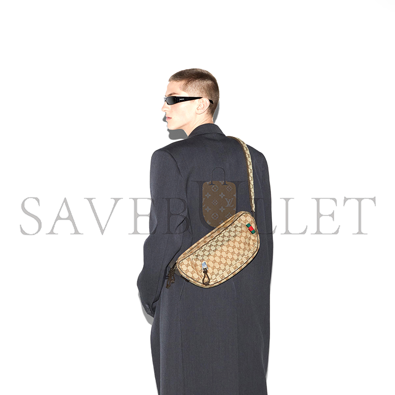 G*u*i gg canvas large slingbag 802096 (34*15*10cm)